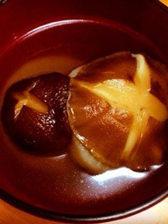 おでん風大根としいたけのお吸い物-レシピのメイン写真