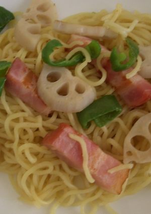 レンコン入り焼きそば-レシピのメイン写真