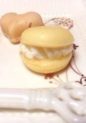 蒸しパンで＊離乳食赤ちゃんもマカロン風-レシピのメイン写真