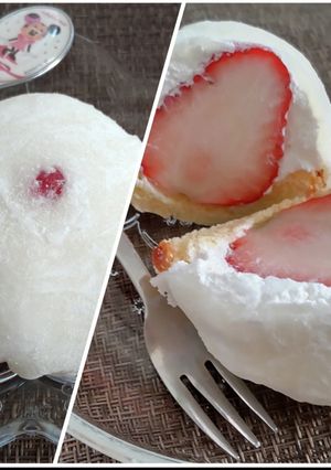 やわらかい♪ほんのり甘い！生クリーム大福-レシピのメイン写真