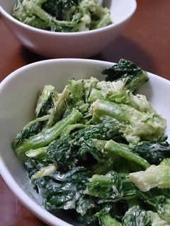 和えるだけ♪のらぼう菜のゴマヨ和え-レシピのメイン写真