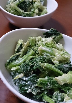 和えるだけ♪のらぼう菜のゴマヨ和え-レシピのメイン写真