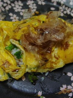 大根葉焼き飯オムレツ-レシピのメイン写真