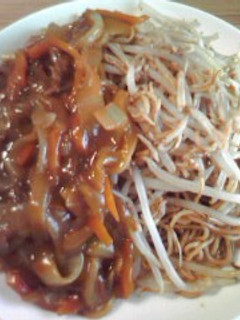 福島復興祈念!なみえ×会津カレー焼そば-レシピのメイン写真