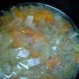 離乳食取り分け☆野菜スープ
