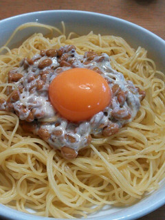 超簡単♪納豆パスタ-レシピのメイン写真