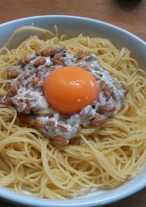超簡単♪納豆パスタ-レシピのメイン写真
