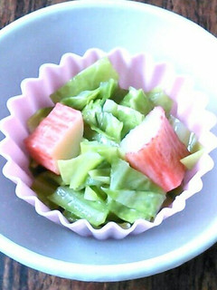 【お弁当のおかず】キャベツ和え-レシピのメイン写真