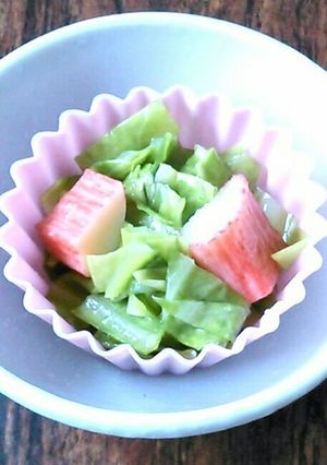 【お弁当のおかず】キャベツ和え-レシピのメイン写真
