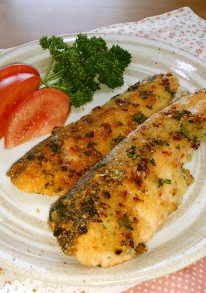 鮭の変わりパン粉焼き&フライ-レシピのメイン写真