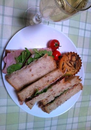 熟成ロースハムサンド-レシピのメイン写真