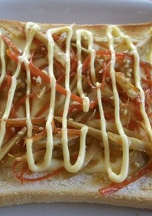 きんぴらチーズトースト-レシピのメイン写真