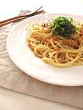 納豆スパゲッティ…