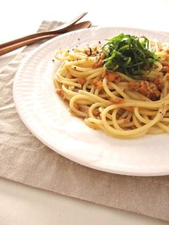 納豆スパゲッティ…-レシピのメイン写真