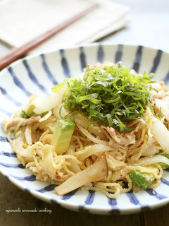 アボカドのめんたいマヨ焼きそば-レシピのメイン写真