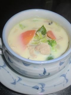 豆乳スープ-レシピのメイン写真
