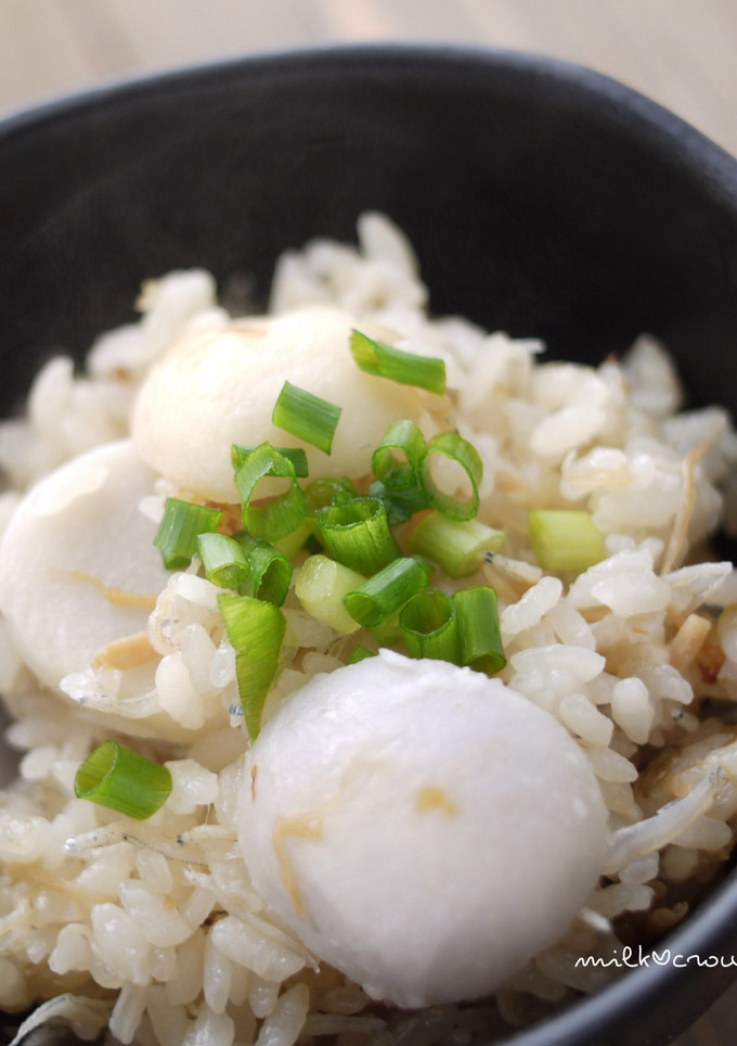 なめ茸とちりめんじゃこの炊き込み御飯-レシピのメイン写真