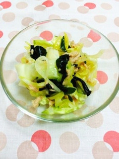 春キャベツとワカメの中華あえ-レシピのメイン写真