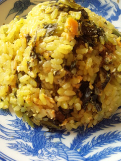 炊飯器de絶品♪野沢菜チャーハン♡-レシピのメイン写真