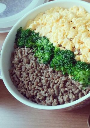 *簡単♪3色そぼろ丼*-レシピのメイン写真