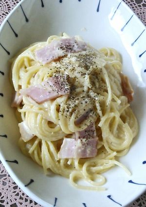 フライパン一つで簡単カルボナーラ-レシピのメイン写真