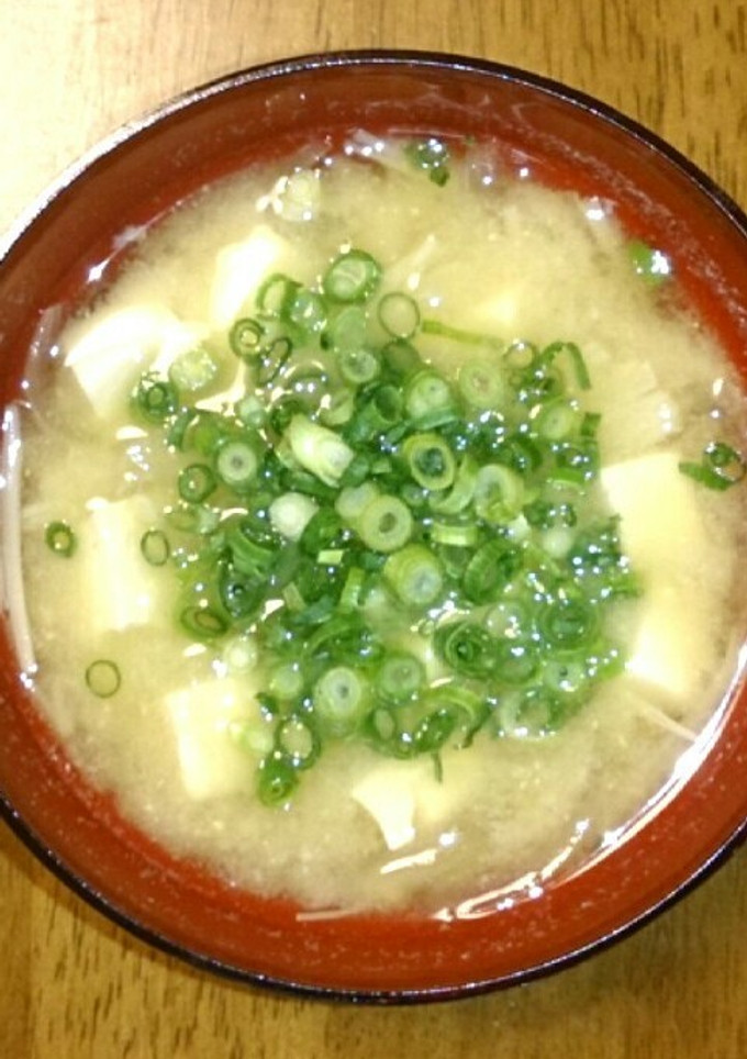 簡単！えのきと玉ねぎの味噌汁-レシピのメイン写真