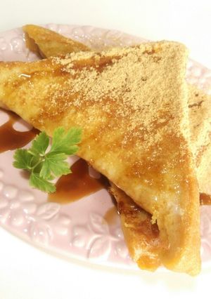 和風★黒蜜きな粉フレンチトースト-レシピのメイン写真