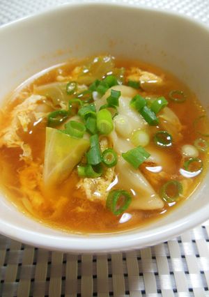 プチッと鍋で餃子スープ-レシピのメイン写真