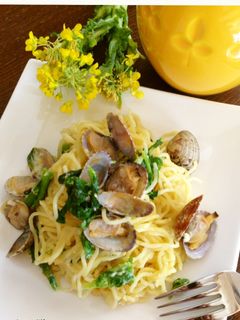 春♡菜の花とあさりの塩焼きそば-レシピのメイン写真