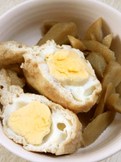 お母さんの味!揚げに卵をインした煮物-レシピのメイン写真
