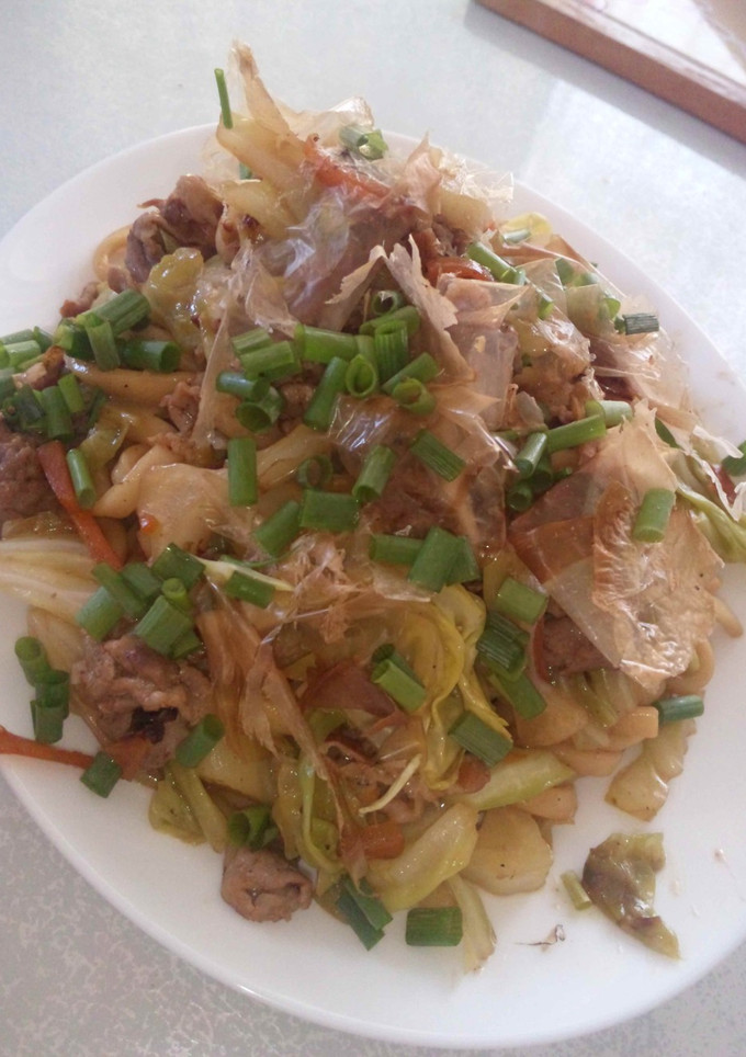 もっちり☆絶品 焼きうどん。-レシピのメイン写真