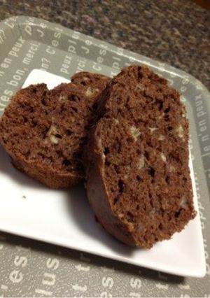 しっとりふんわり♪チョコバナナパウンド-レシピのメイン写真
