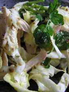 キャベツと蒸し鶏の粒マスタードサラダ-レシピのメイン写真