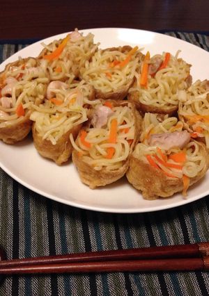 豊川発☆焼きそば稲荷-レシピのメイン写真