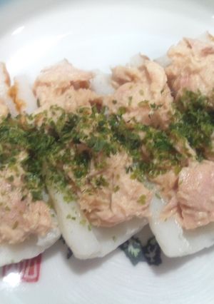ササッと5分で完成☆竹輪のツナマヨのっけ-レシピのメイン写真