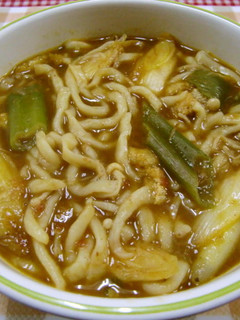 ★手打ちで美味しい*カレーうどん*です♪-レシピのメイン写真