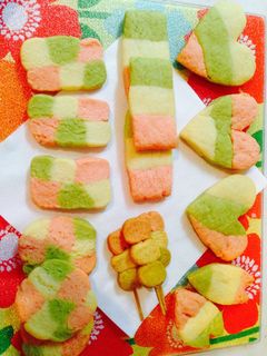 お雛祭り♡春色クッキー-レシピのメイン写真