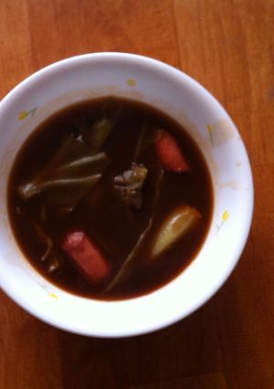 簡単！キャベツの煮込みスープ-レシピのメイン写真