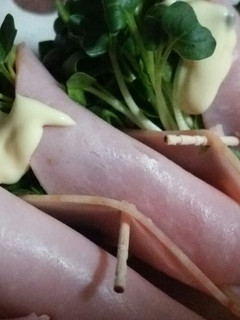 かいわれ大根とハムのサラダ-レシピのメイン写真