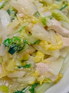 白菜と鶏むね肉の中華炒め-レシピのメイン写真
