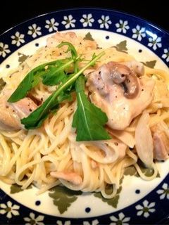 ヘルシー クリームパスタ-レシピのメイン写真