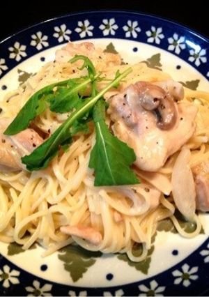 ヘルシー クリームパスタ-レシピのメイン写真