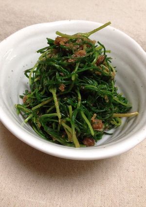 栄養満点！おかひじきのおかか和え-レシピのメイン写真