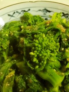 春の味 菜の花の辛子和え-レシピのメイン写真