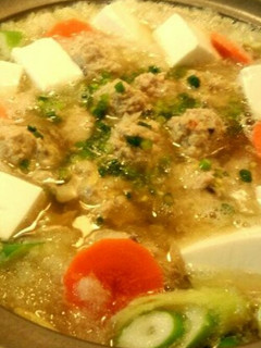 あったか♪鶏団子のみぞれ鍋-レシピのメイン写真