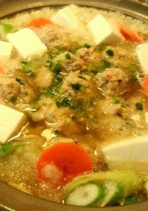 あったか♪鶏団子のみぞれ鍋-レシピのメイン写真