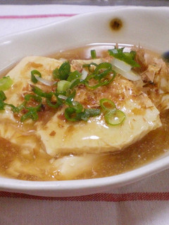 すくい豆腐のネギおかかがけ-レシピのメイン写真