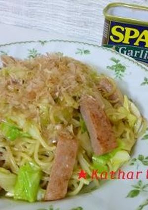 鰹が香る、塩焼きそば！-レシピのメイン写真