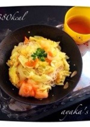 お袋の味❗️スナック(素麺炒め物)-レシピのメイン写真