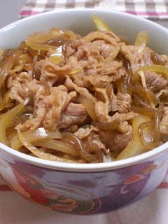 お肉たっぷり☆我が家の牛丼!-レシピのメイン写真